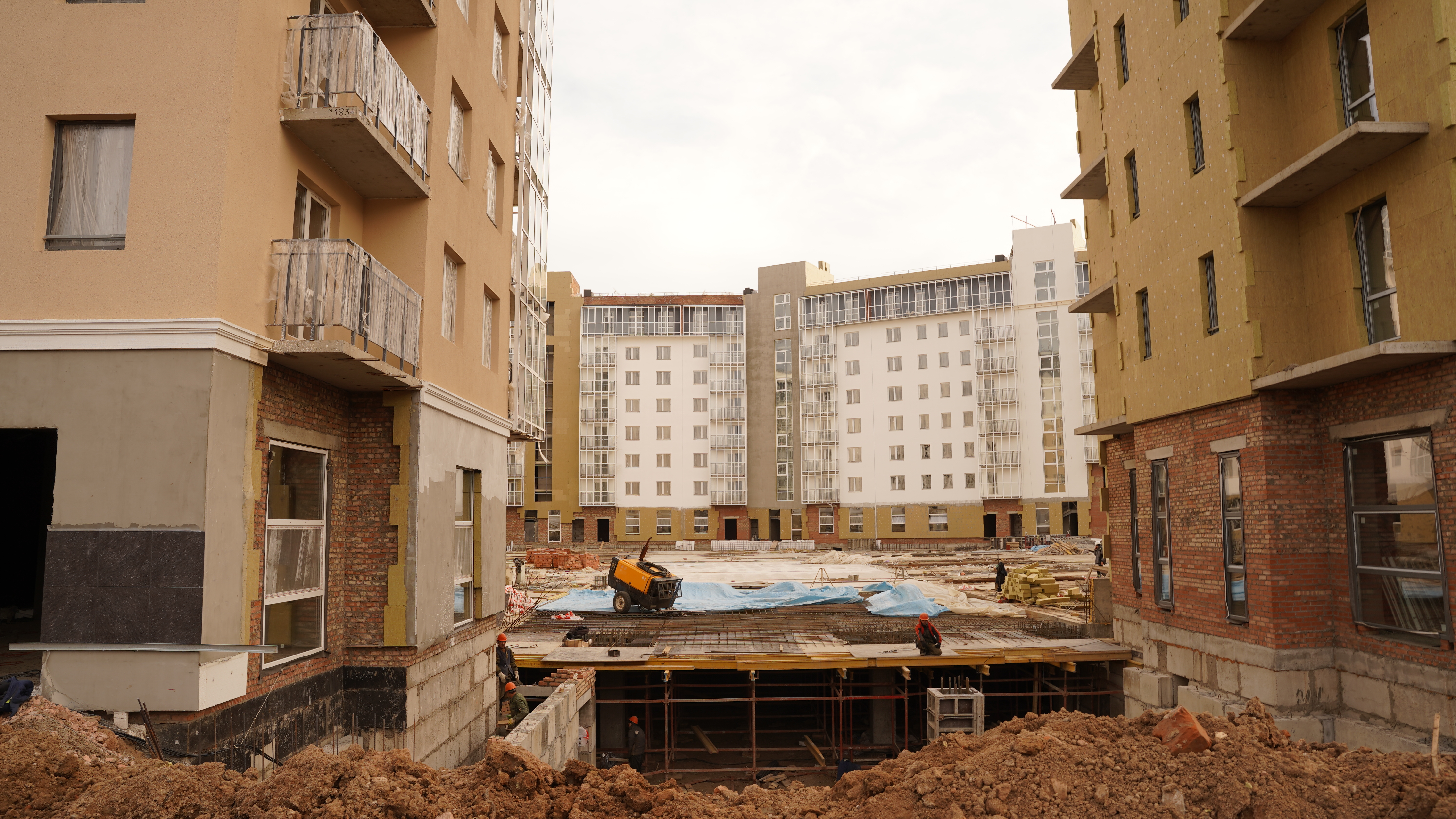 Ход Строительства ЖК ПРЕОБРАЖЕНСКИЙ Дом №4 ОКТЯБРЬ 2020