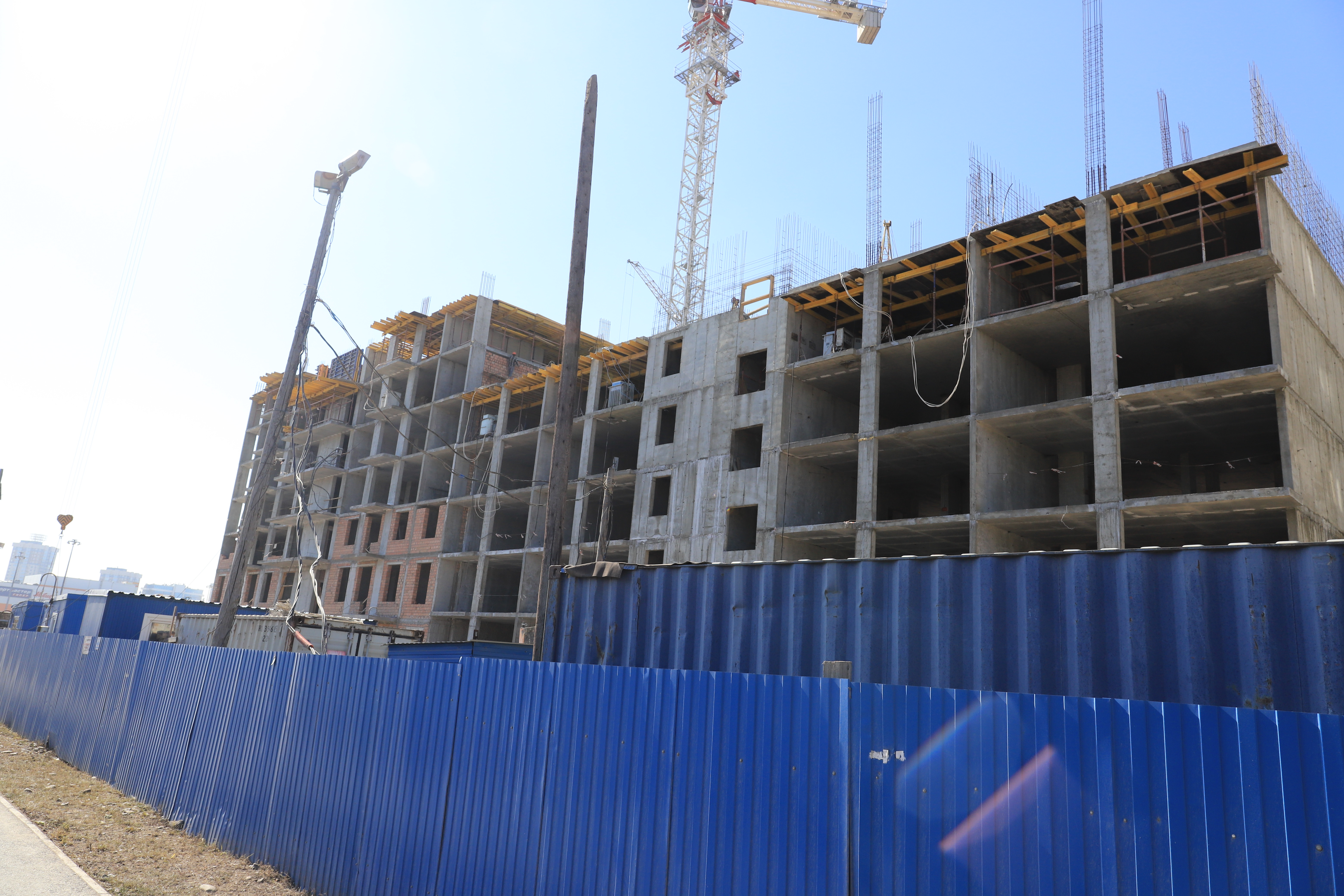 Ход Строительства ЖК ПРЕОБРАЖЕНСКИЙ Дом №22.3 АПРЕЛЬ 2021