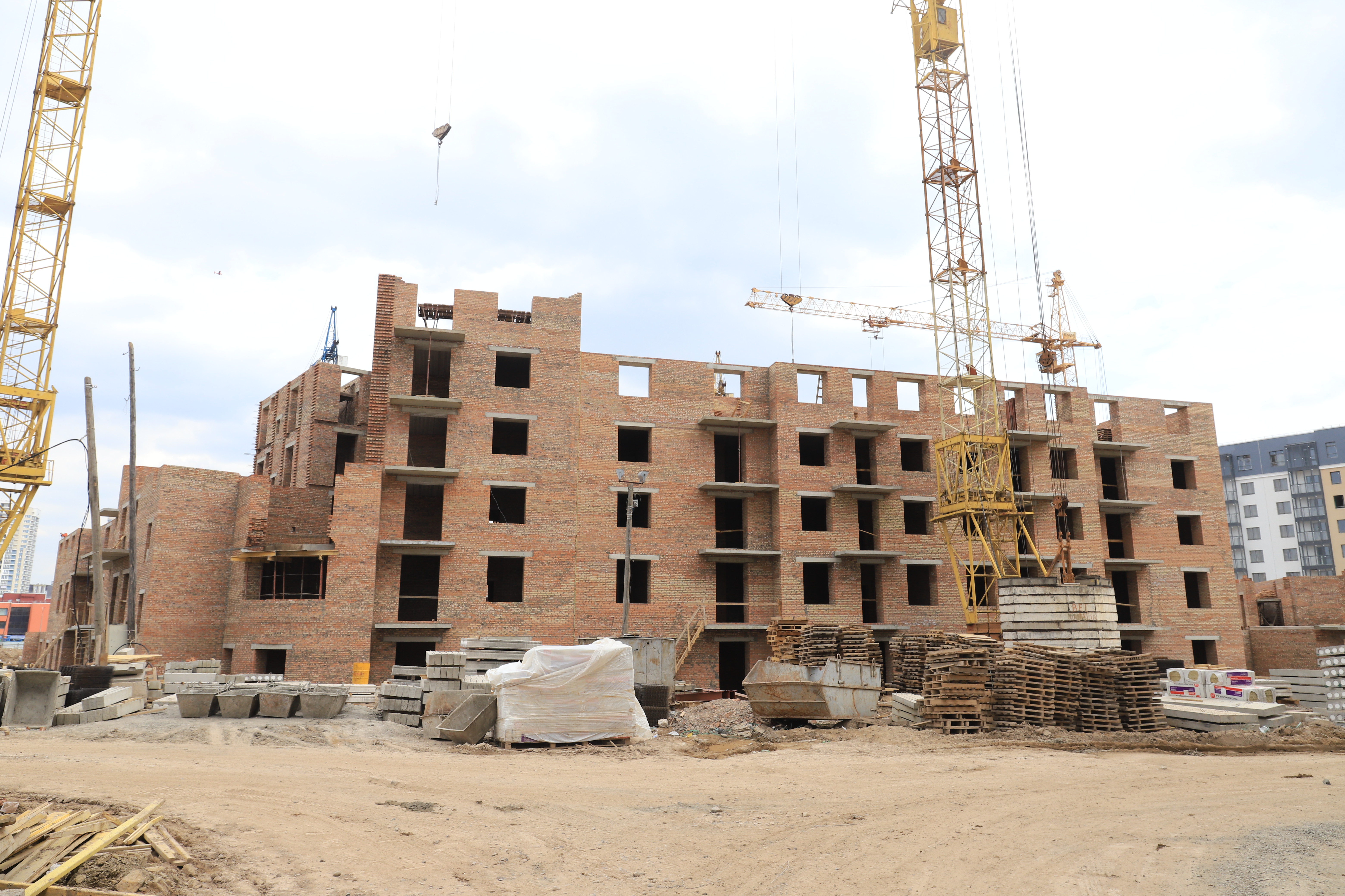 Ход строительства ЖК ПРЕОБРАЖЕНСКИЙ Дом № 6 МАЙ 2021