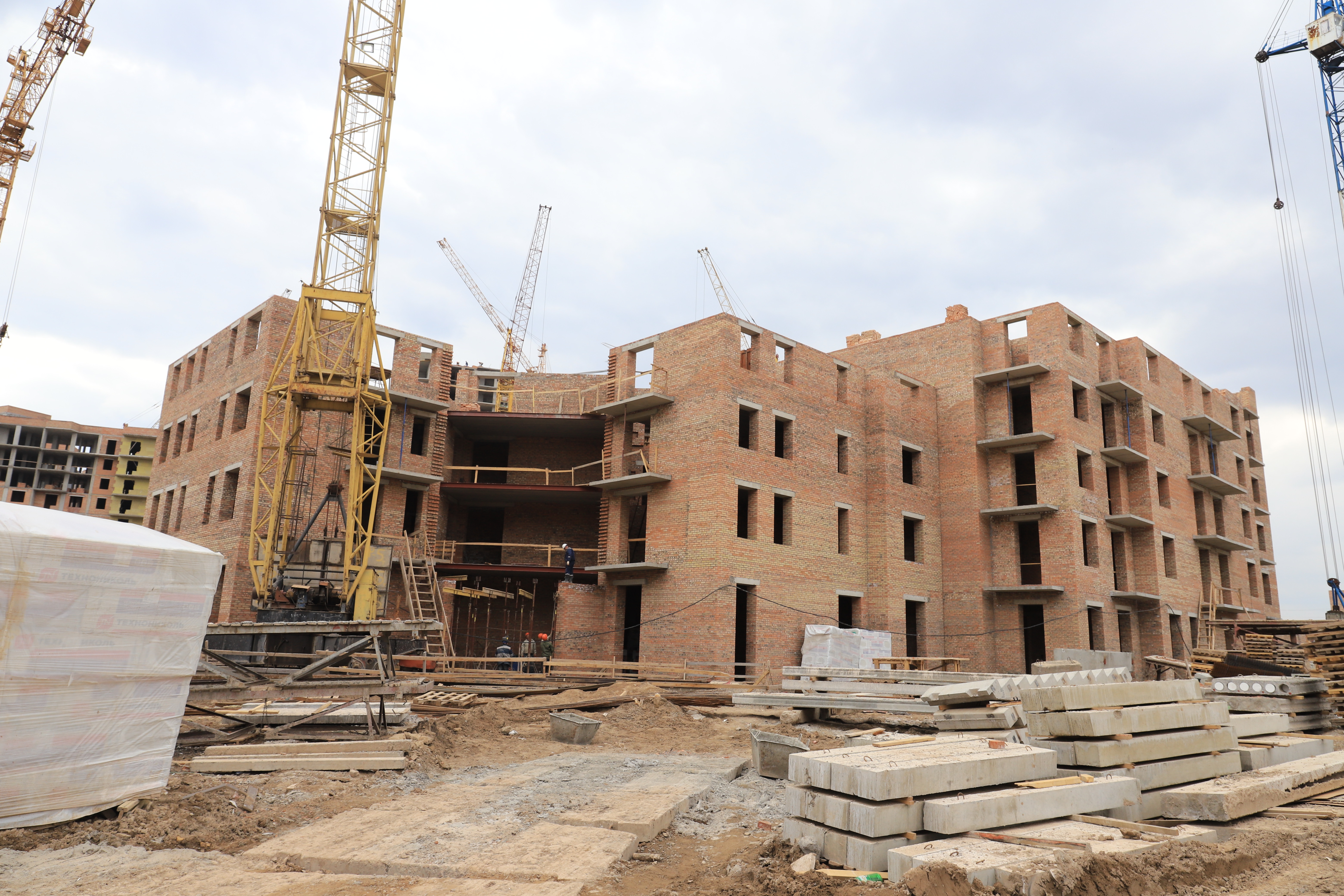 Ход строительства ЖК ПРЕОБРАЖЕНСКИЙ Дом № 6 МАЙ 2021