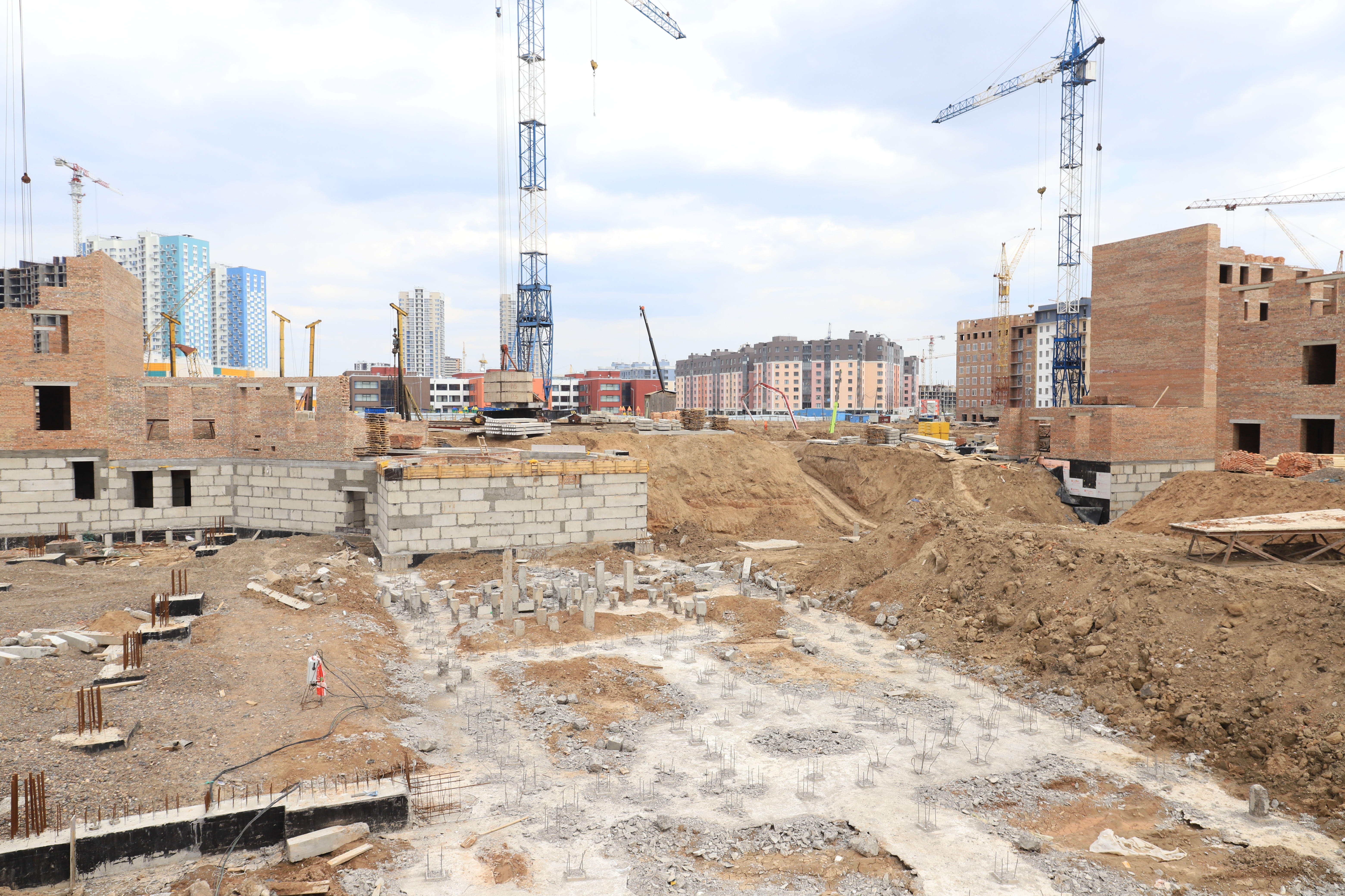 Ход строительства ЖК ПРЕОБРАЖЕНСКИЙ Дом № 6 МАЙ 2021