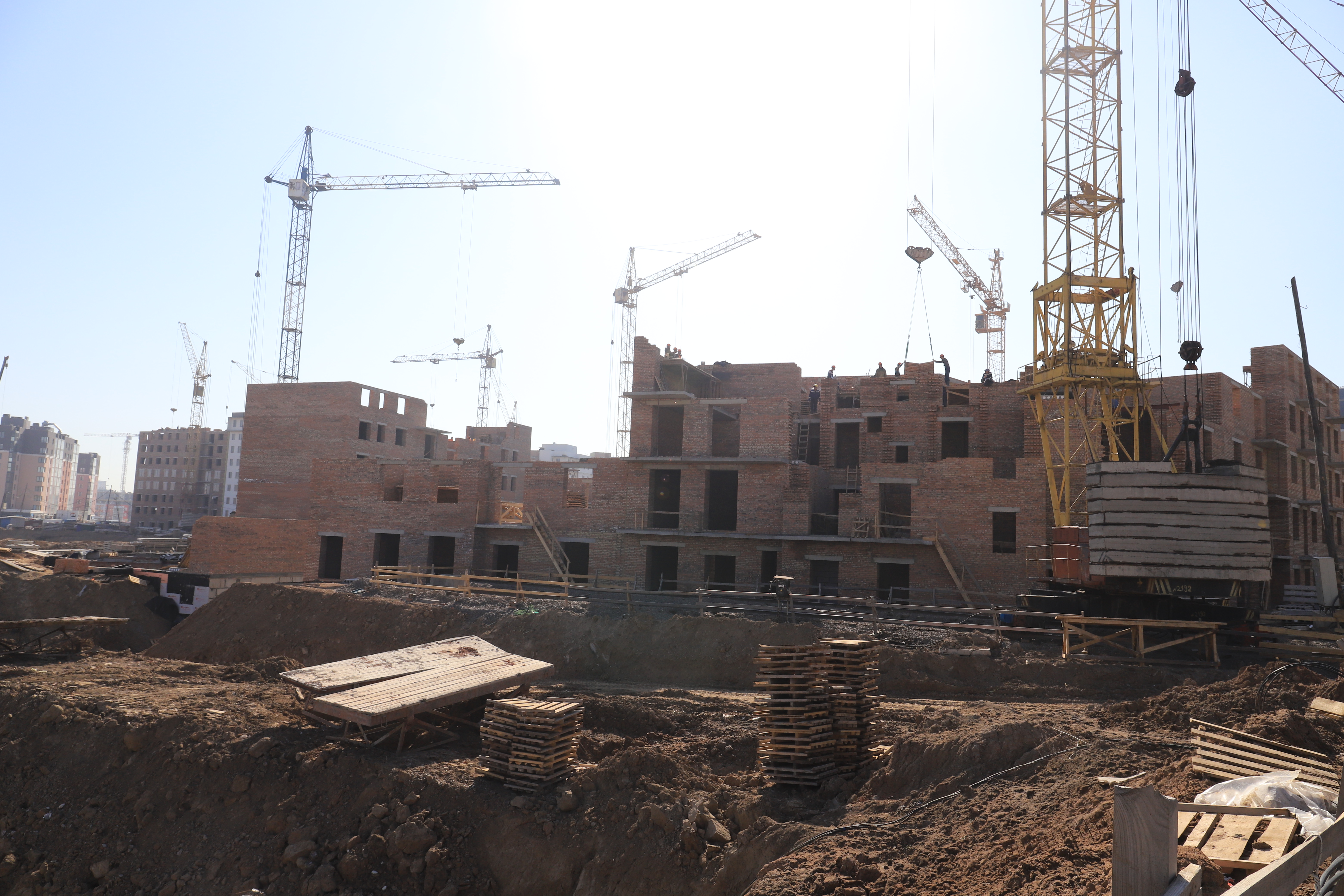 Ход строительства ЖК ПРЕОБРАЖЕНСКИЙ Дом № 6 АПРЕЛЬ 2021