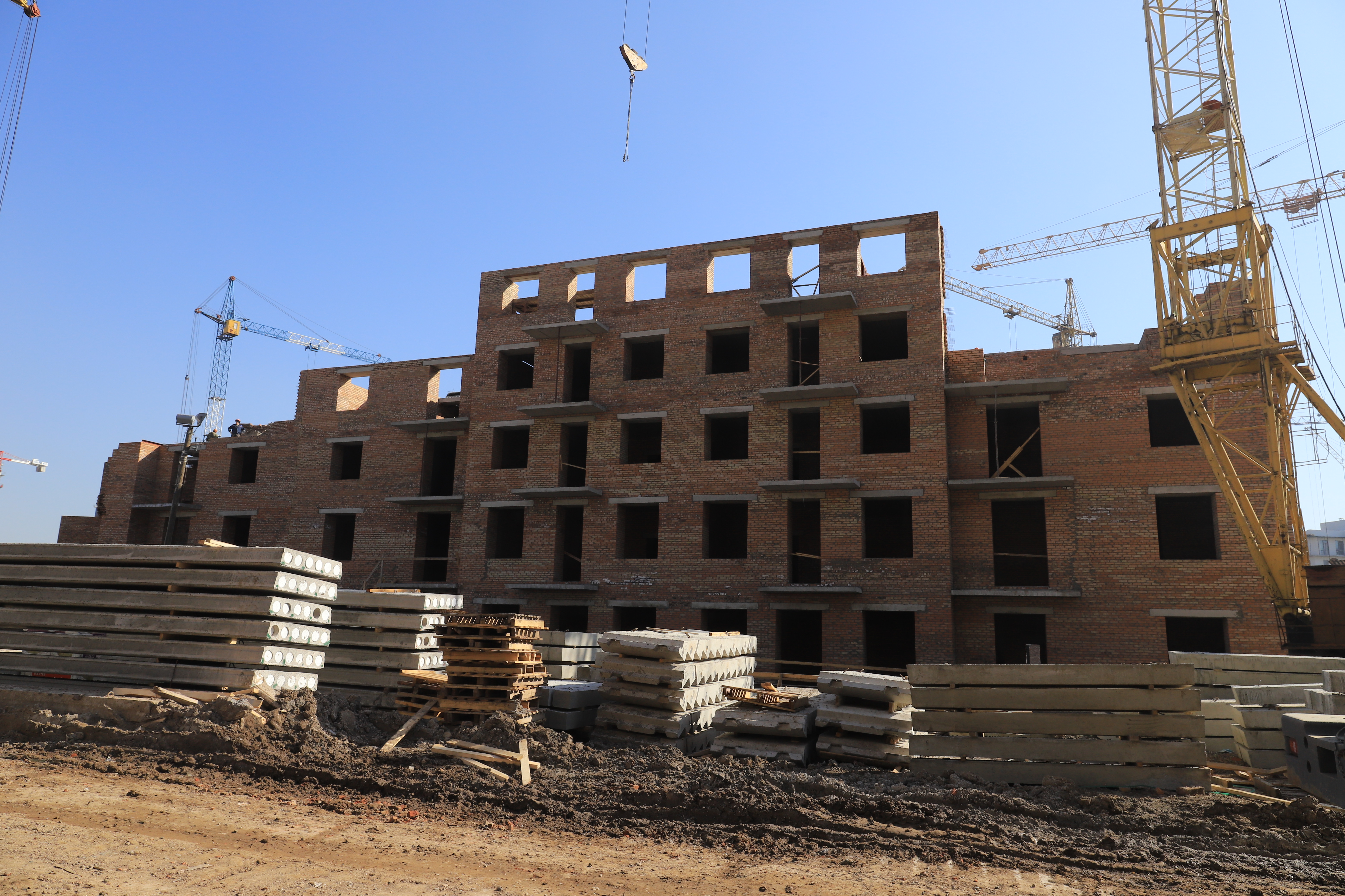 Ход строительства ЖК ПРЕОБРАЖЕНСКИЙ Дом № 6 АПРЕЛЬ 2021