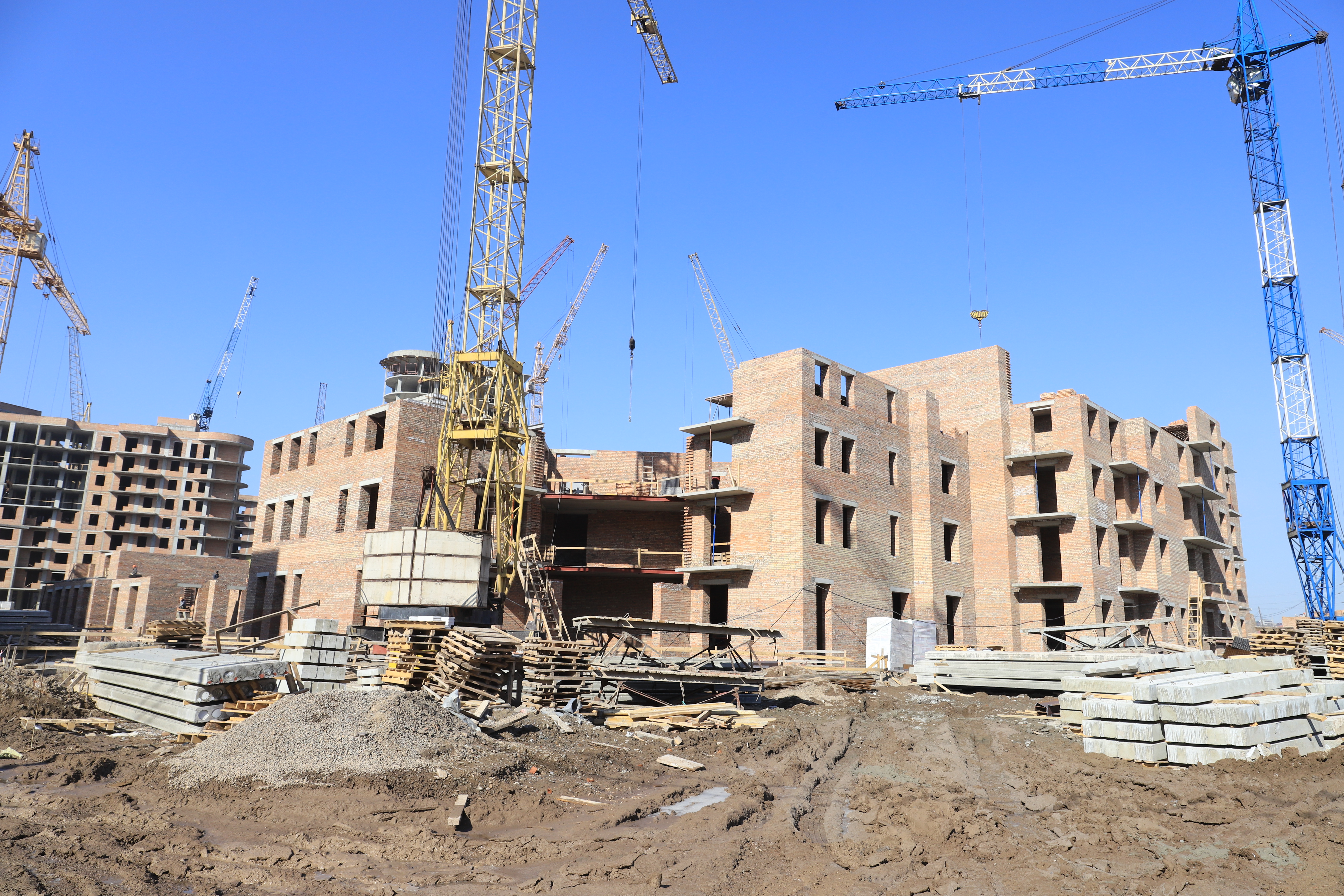 Ход строительства ЖК ПРЕОБРАЖЕНСКИЙ Дом № 6 АПРЕЛЬ 2021