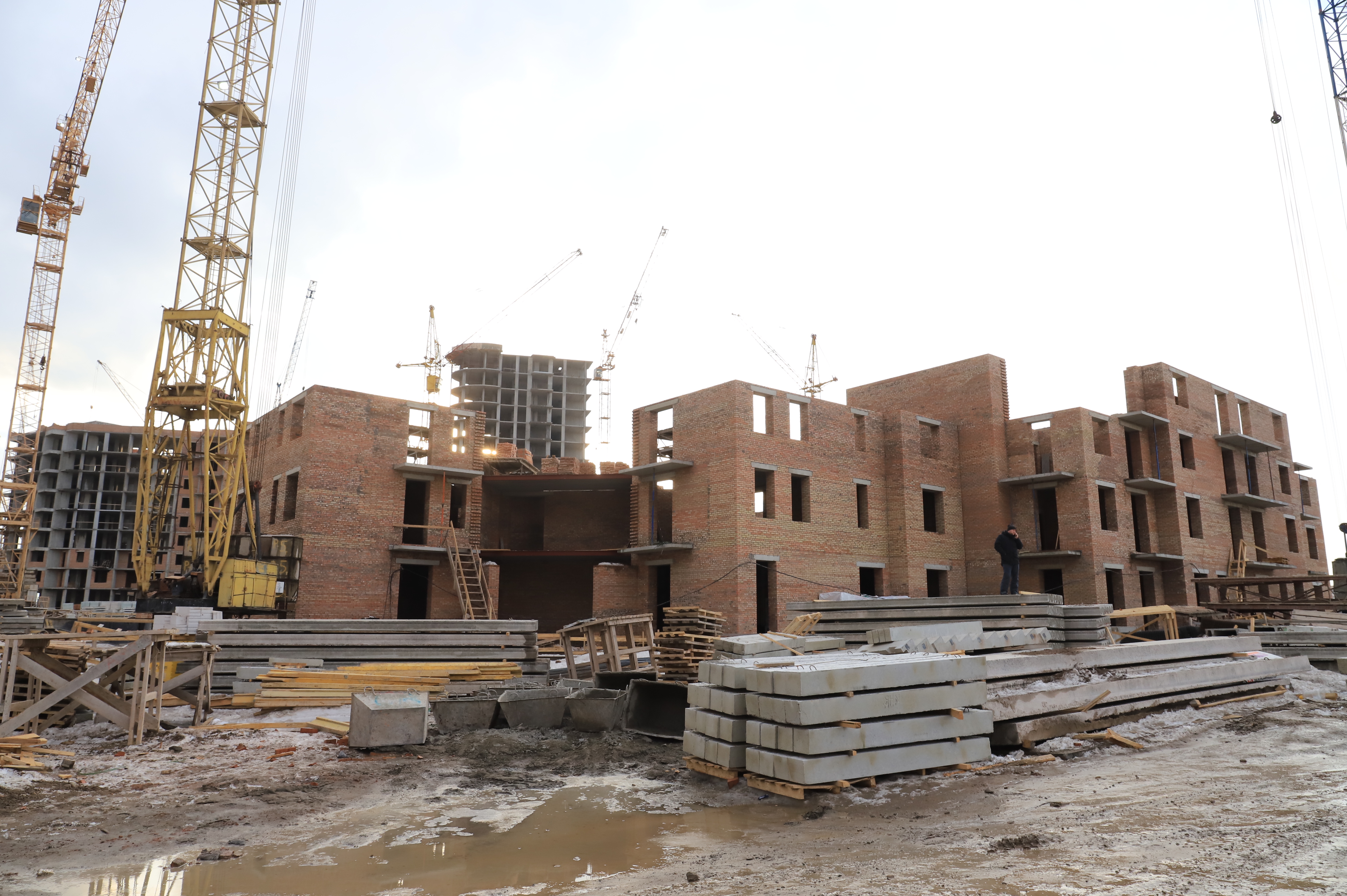 Ход строительства ЖК ПРЕОБРАЖЕНСКИЙ Дом № 6 МАРТ 2021