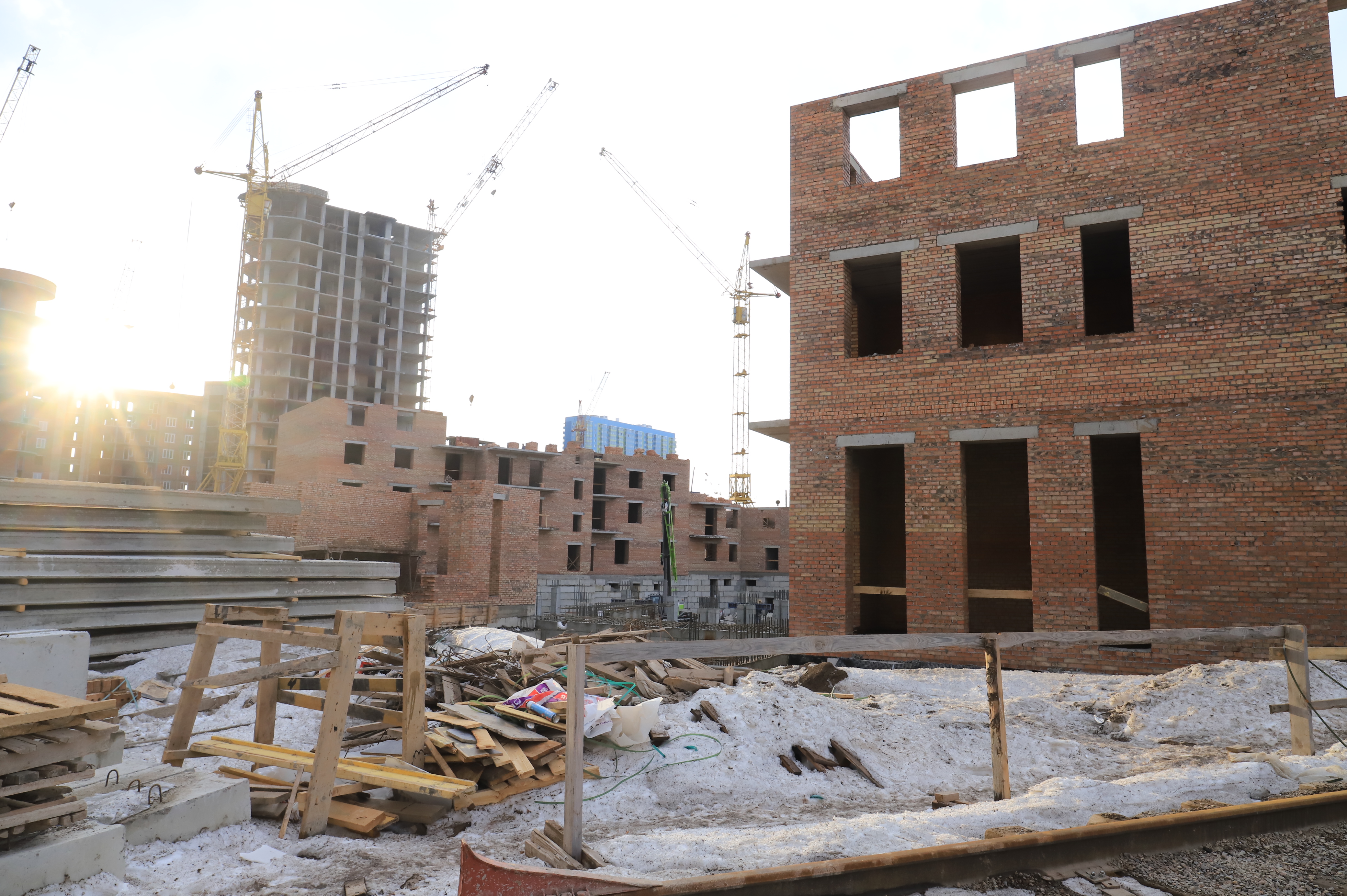 Ход строительства ЖК ПРЕОБРАЖЕНСКИЙ Дом № 6 МАРТ 2021