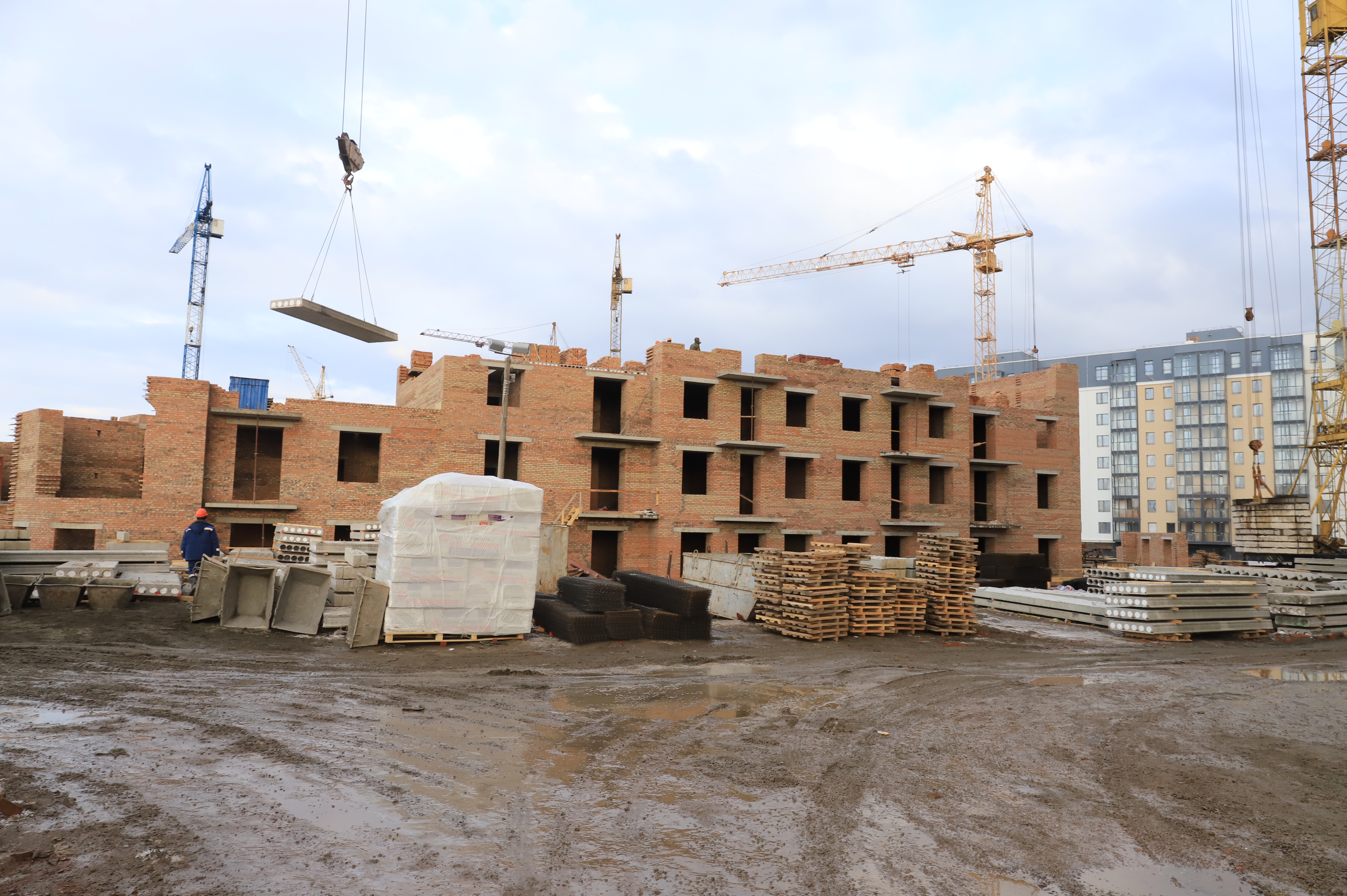 Ход строительства ЖК ПРЕОБРАЖЕНСКИЙ Дом № 6 МАРТ 2021