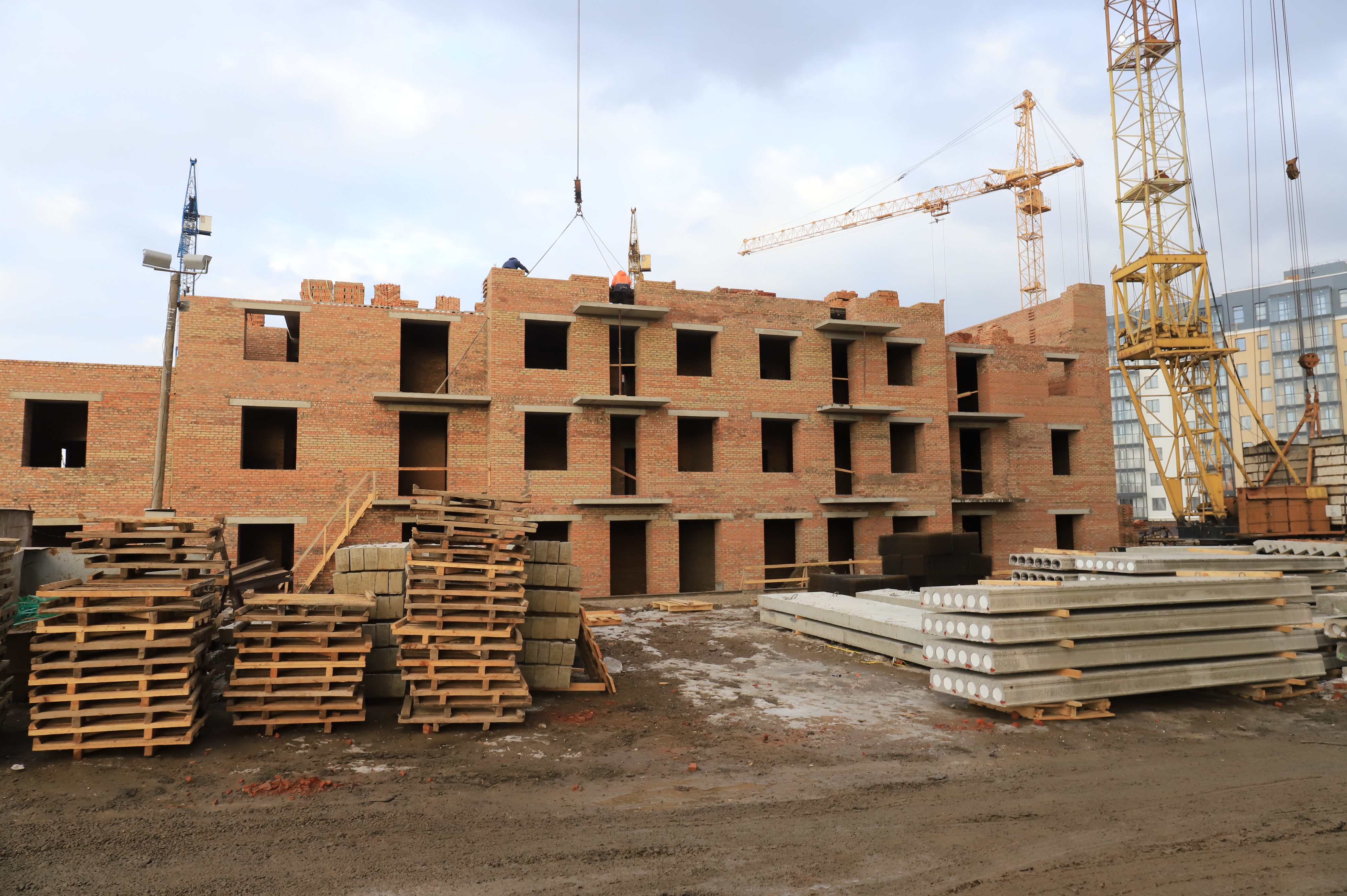 Ход строительства ЖК ПРЕОБРАЖЕНСКИЙ Дом № 6 МАРТ 2021