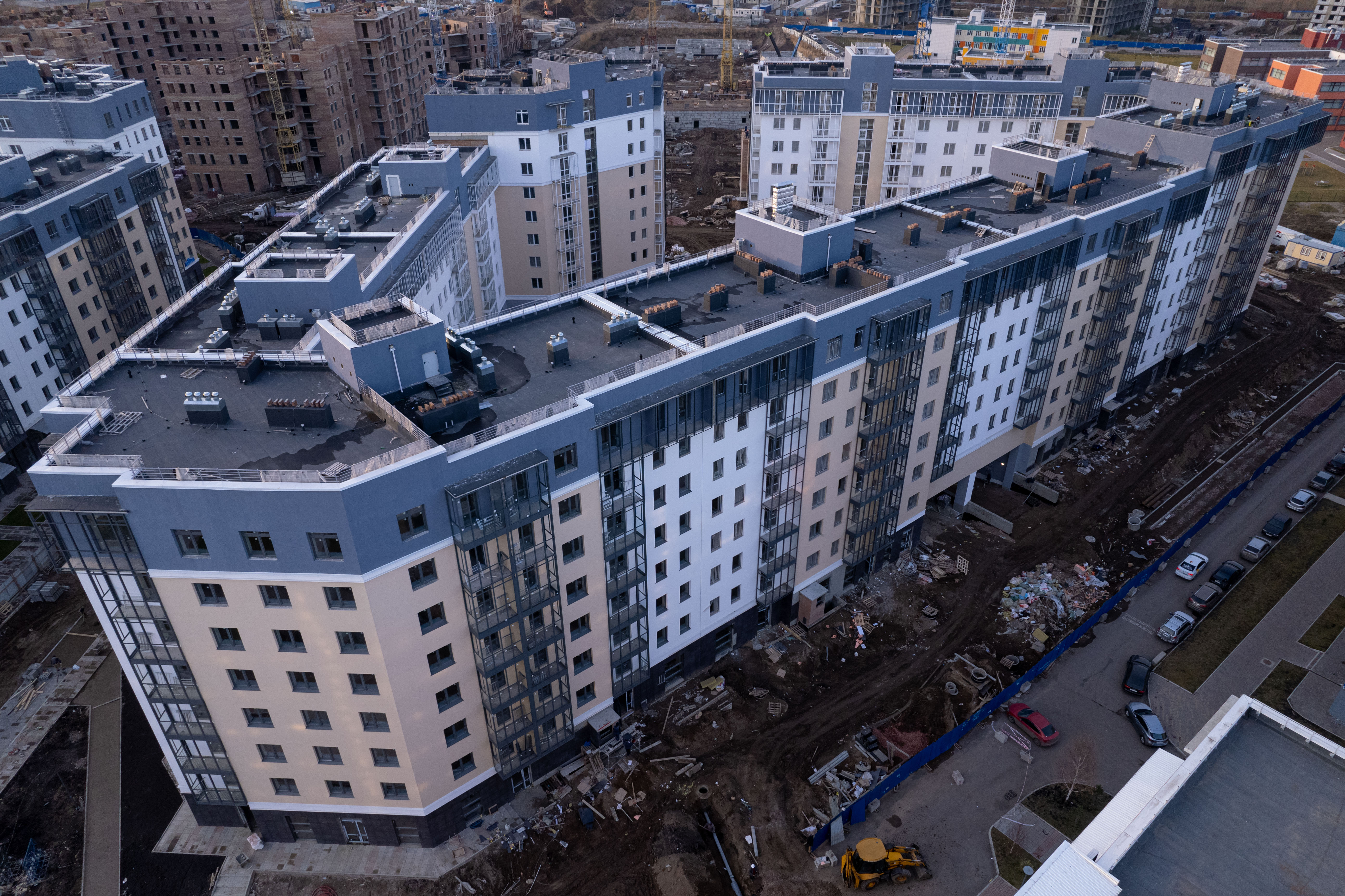 Ход Строительства ЖК ПРЕОБРАЖЕНСКИЙ Дом №9 ОКТЯБРЬ 2021