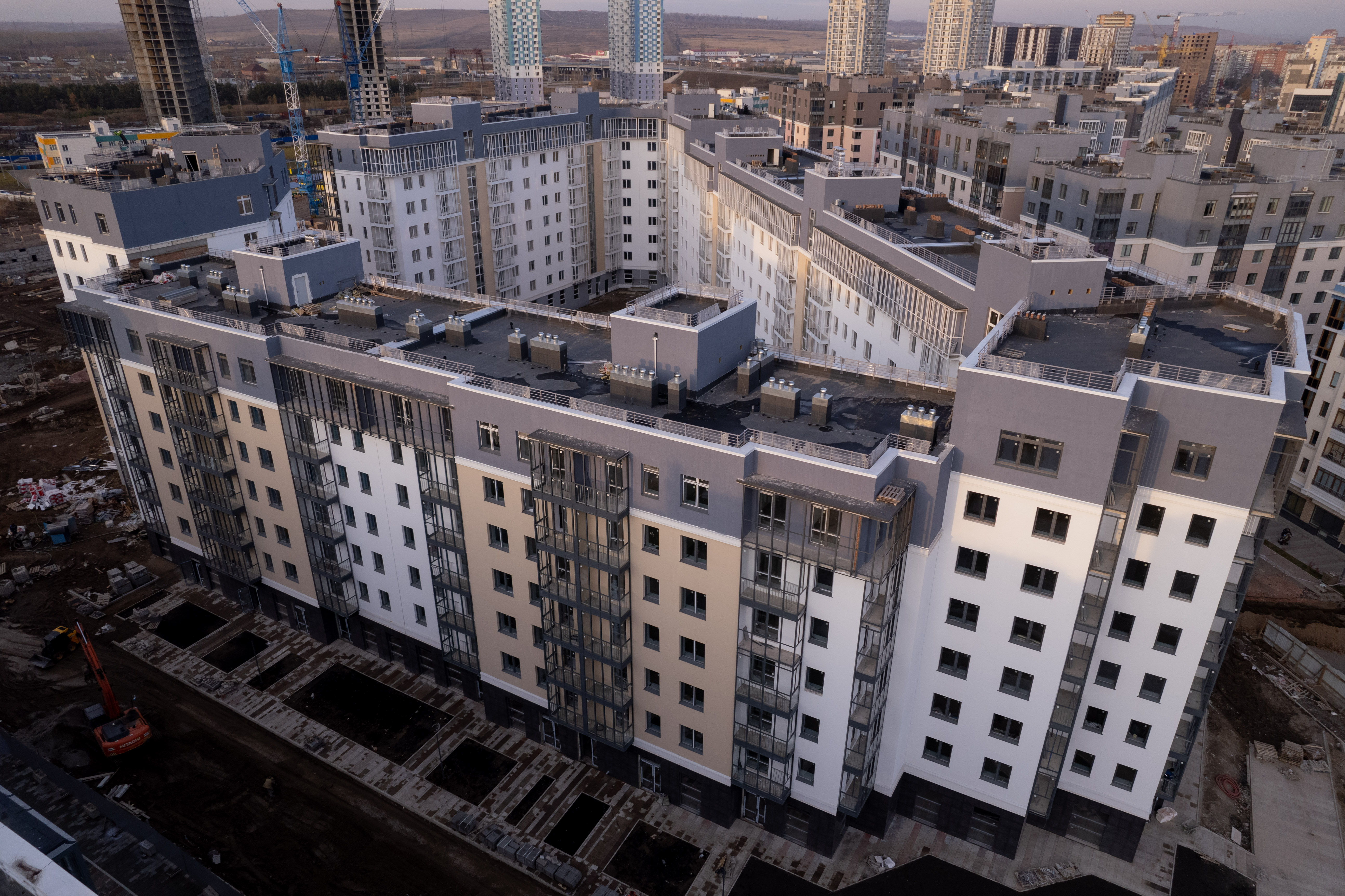 Ход Строительства ЖК ПРЕОБРАЖЕНСКИЙ Дом №9 ОКТЯБРЬ 2021