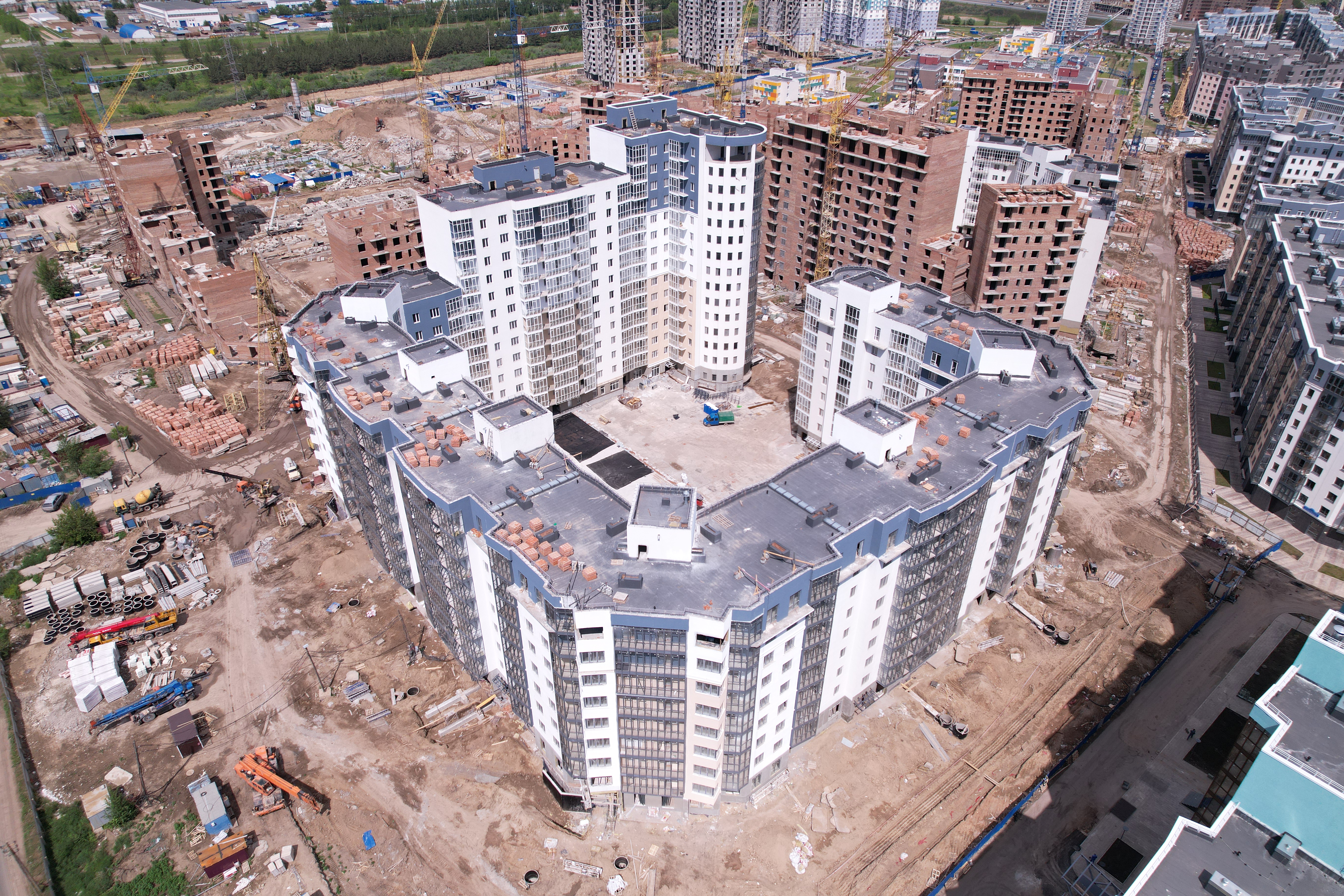 Ход Строительства ЖК ПРЕОБРАЖЕНСКИЙ Дом №5 ИЮНЬ 2022