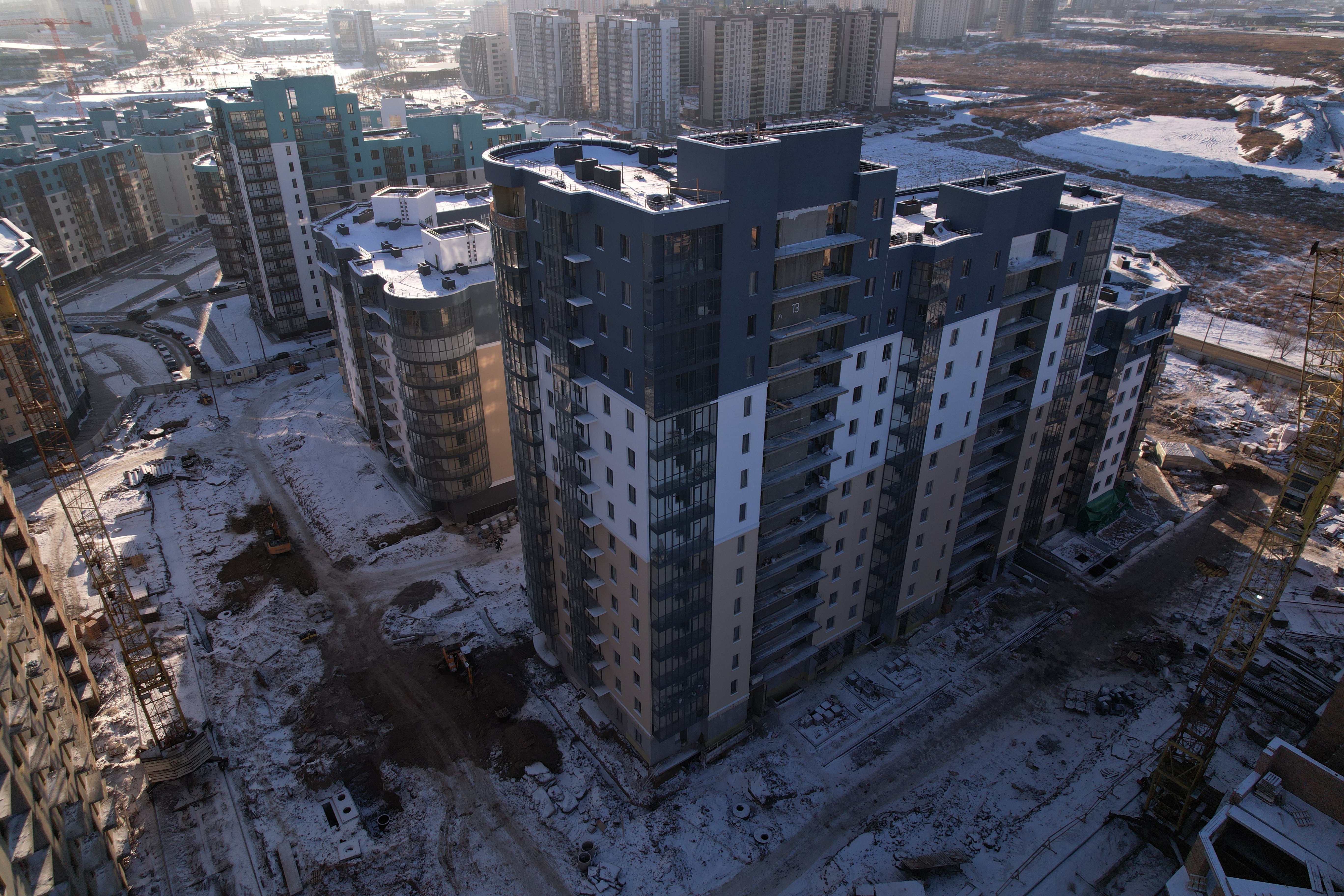 Ход Строительства ЖК ПРЕОБРАЖЕНСКИЙ Дом № 5 ДЕКАБРЬ 2022