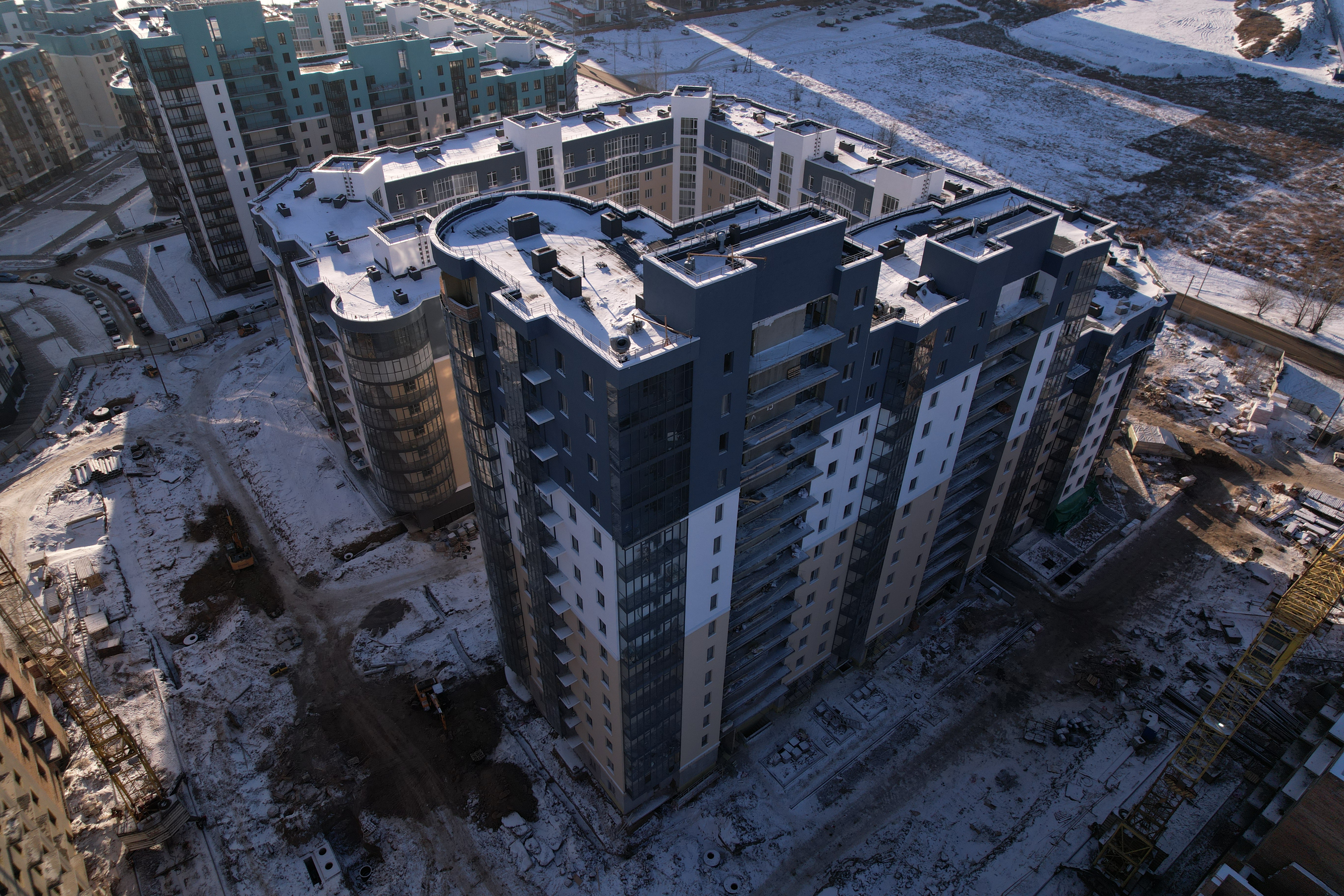 Ход Строительства ЖК ПРЕОБРАЖЕНСКИЙ Дом № 5 ДЕКАБРЬ 2022