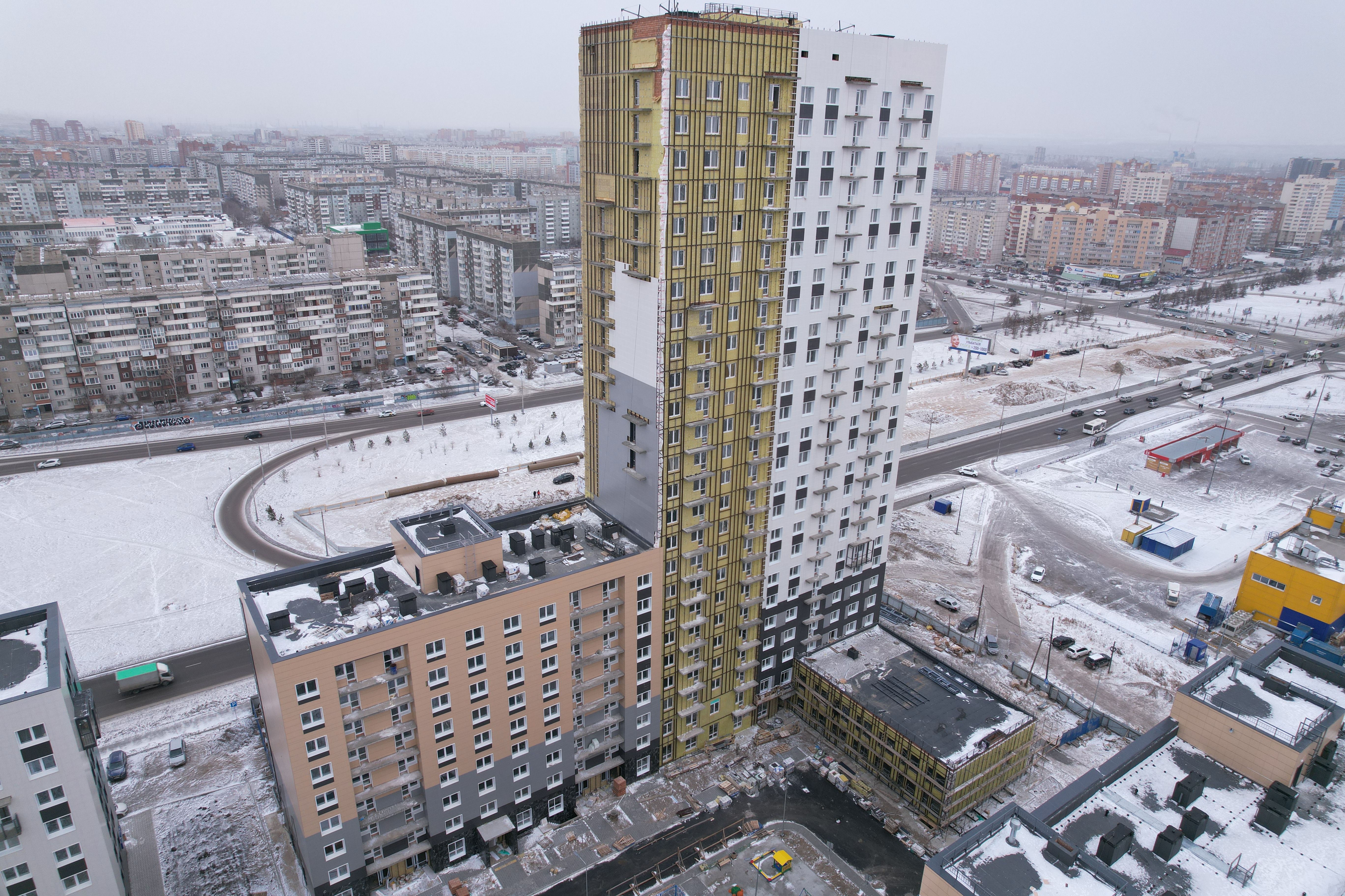 Ход Строительства ЖК ПРЕОБРАЖЕНСКИЙ Дом №22.3 ЯНВАРЬ 2023