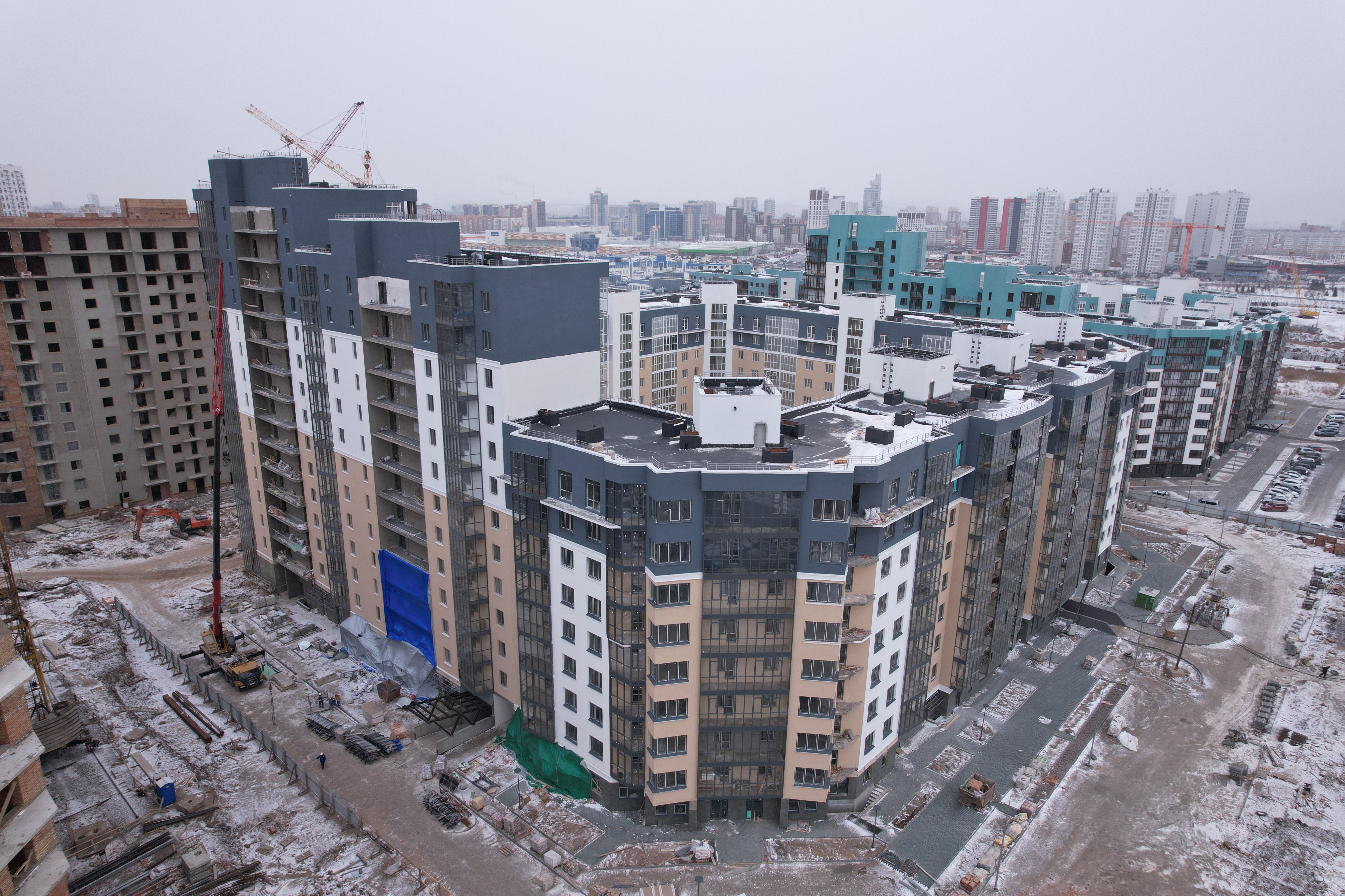 Ход Строительства ЖК ПРЕОБРАЖЕНСКИЙ Дом №5 ЯНВАРЬ 2023