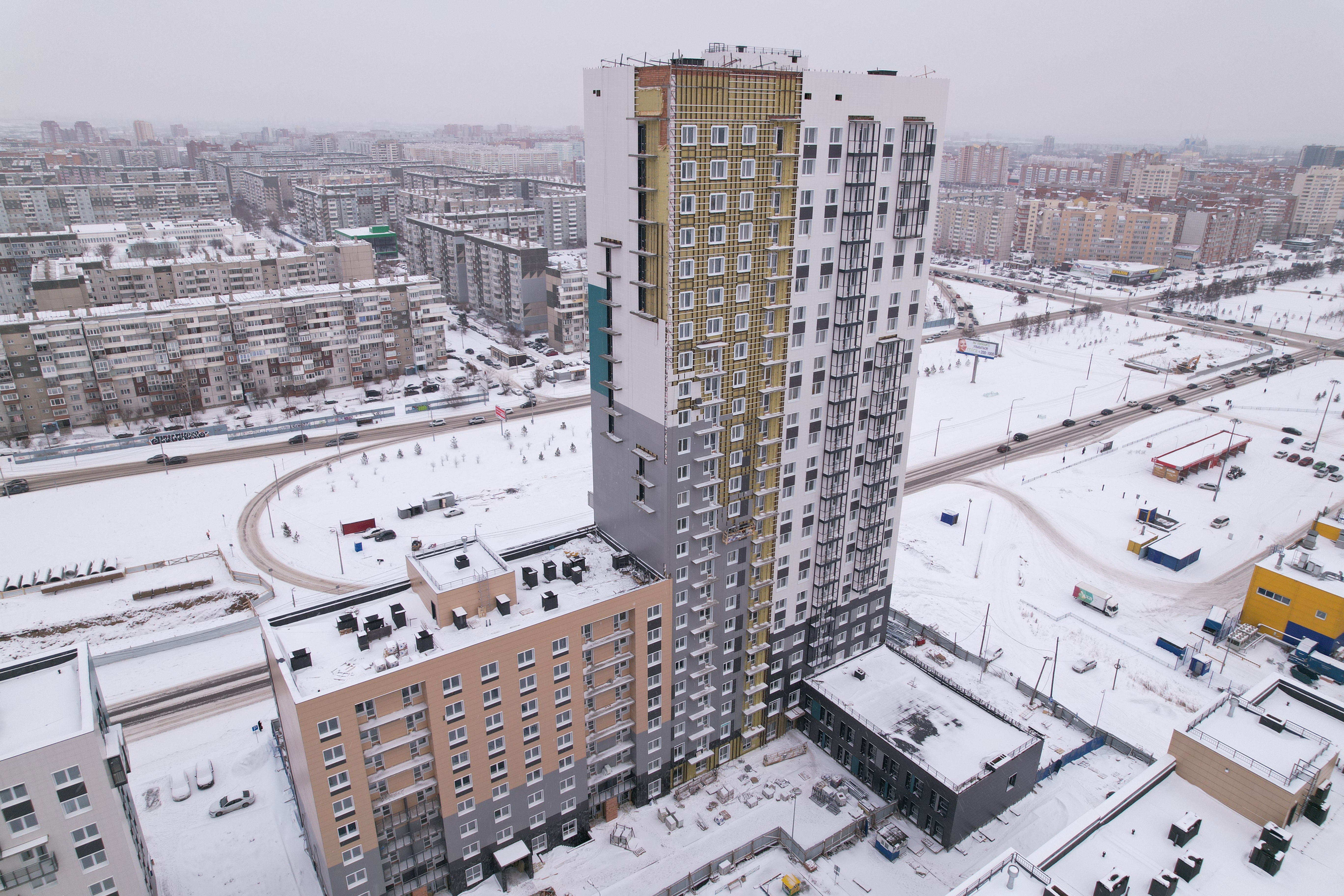 Ход Строительства ЖК ПРЕОБРАЖЕНСКИЙ Дом №22.3 ФЕВРАЛЬ 2023