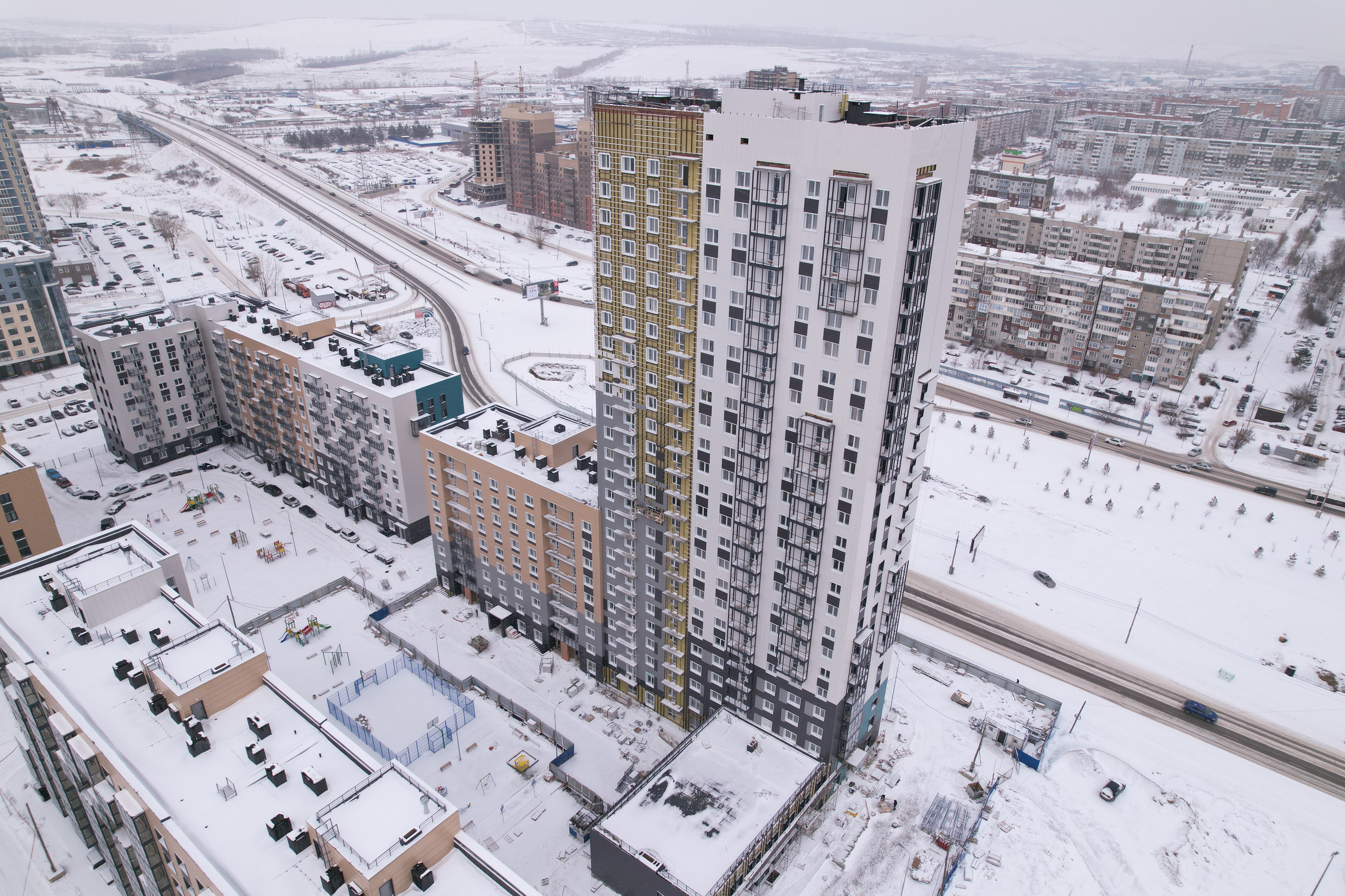 Ход Строительства ЖК ПРЕОБРАЖЕНСКИЙ Дом №22.3 ФЕВРАЛЬ 2023