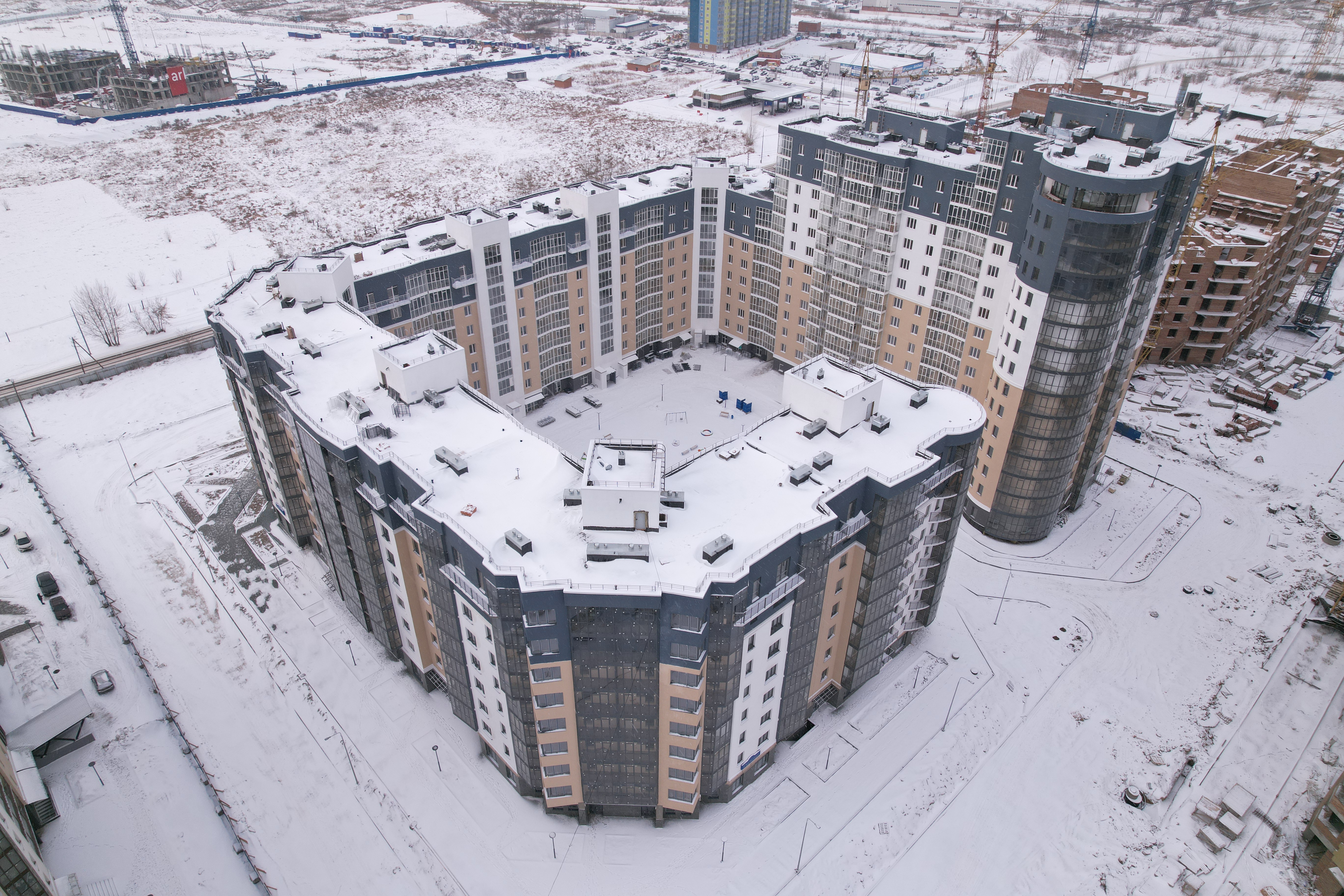 Ход Строительства ЖК ПРЕОБРАЖЕНСКИЙ Дом №5 ФЕВРАЛЬ 2023