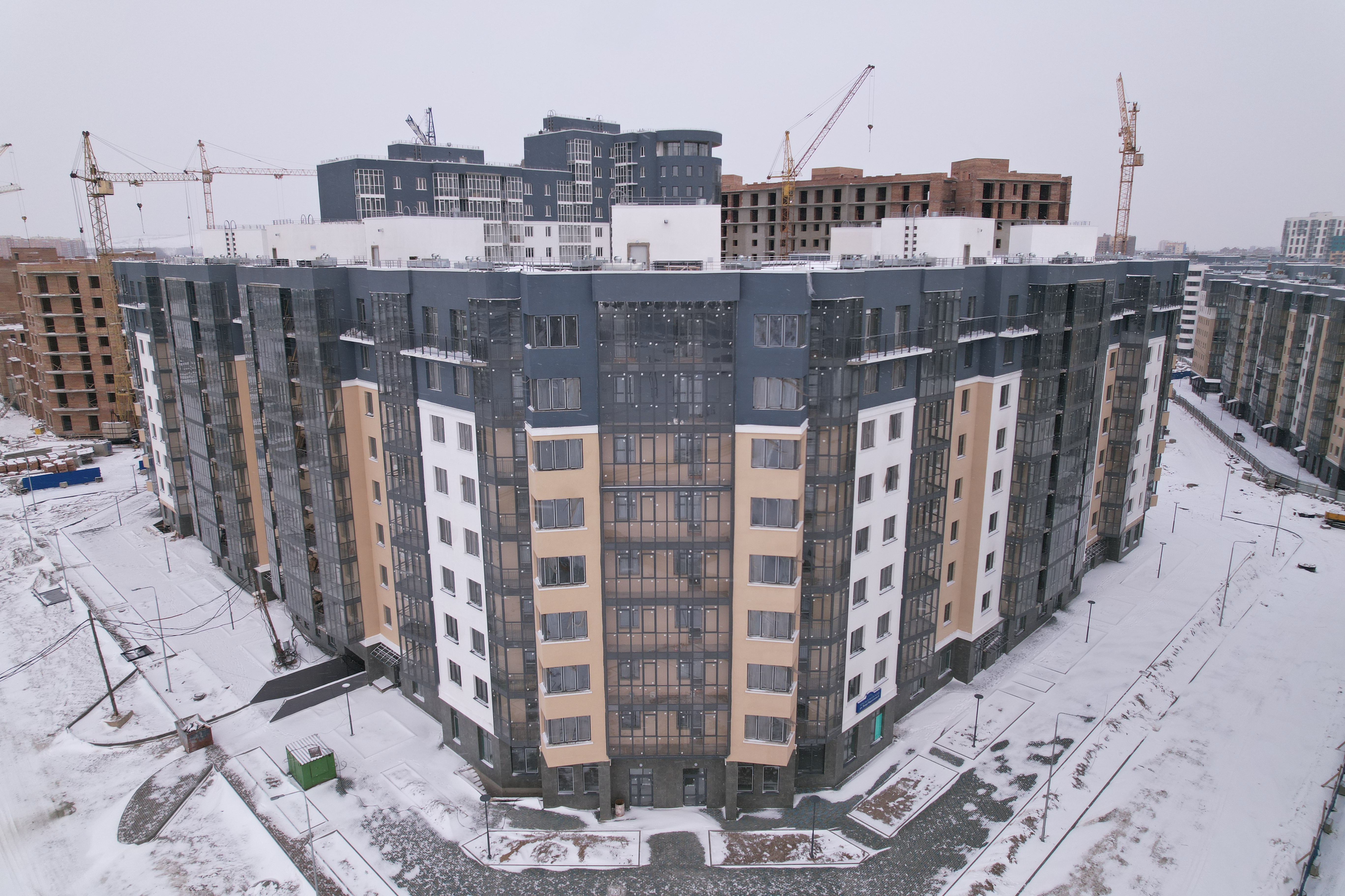 Ход Строительства ЖК ПРЕОБРАЖЕНСКИЙ Дом №5 ФЕВРАЛЬ 2023