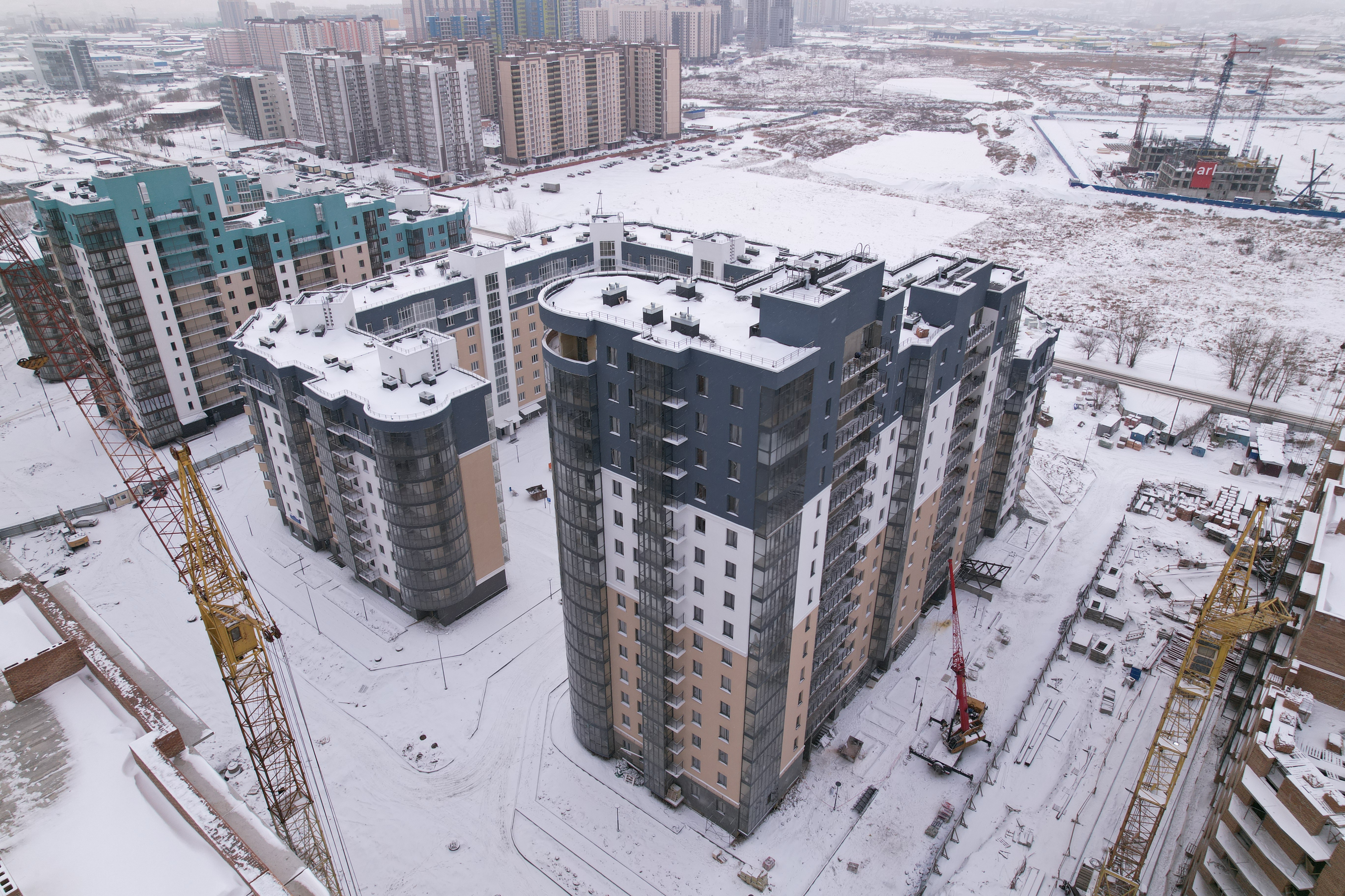 Ход Строительства ЖК ПРЕОБРАЖЕНСКИЙ Дом №5 ФЕВРАЛЬ 2023